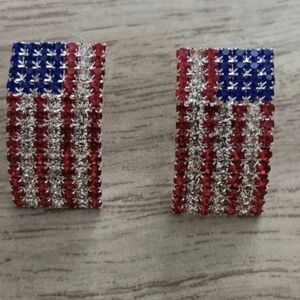 American Flag Earrings